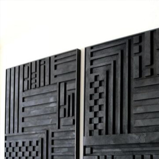 Charred Doublemaze Wall Art